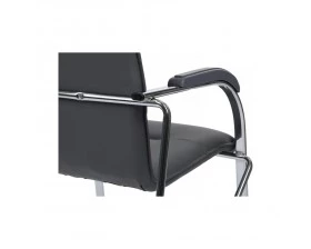 Стул Самба с пластиковыми подлокотниками SMB-03H Хром гальв. images