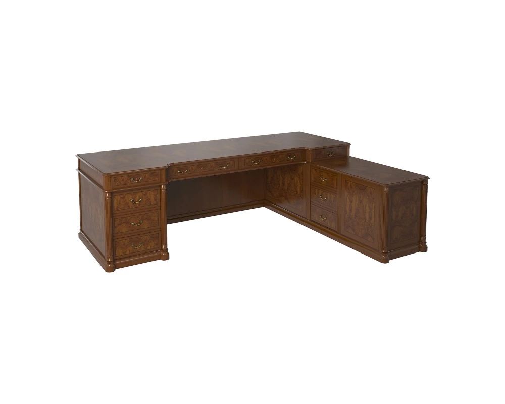 Стол руководителя матовый, правый 2500х1900х780 Artmoble