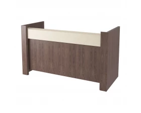 Стойка ресепшн с передней панелью полуглянцевая/лакированная 2000х900х1180 Freeport images