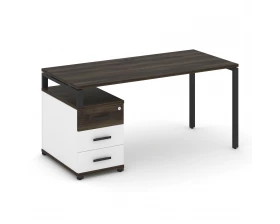 Стол письменный с 1 опорной тумбой CN.SP-304 W 1580/1946x720x750 Concept images