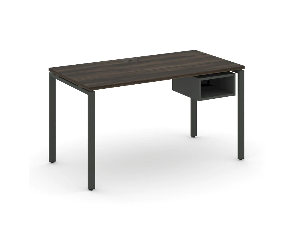 Стол рабочий с подвесной тумбой с 1 открытой нишей CN.SP-103 1380x720x750 Concept