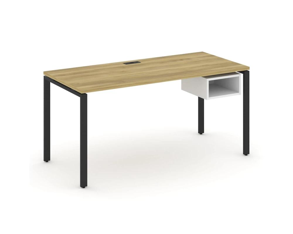 Стол рабочий с подвесной тумбой с 1 открытой нишей CN.SP-104 1580x720x750 Concept