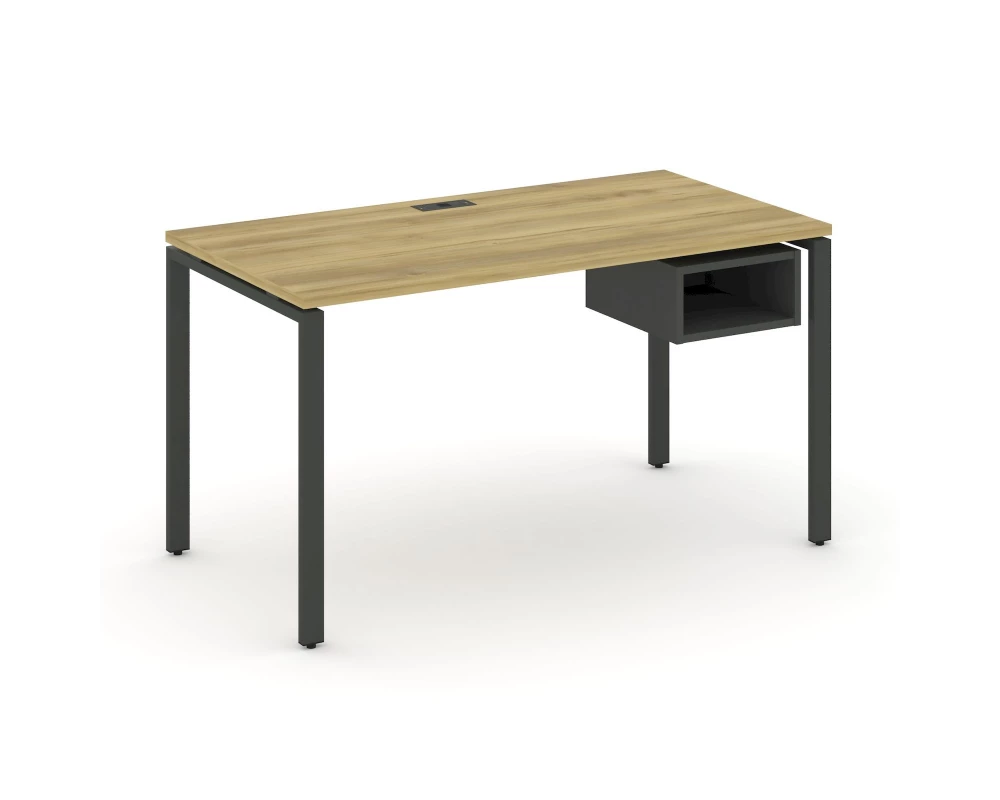 Стол рабочий с подвесной тумбой с 1 открытой нишей CN.SP-104 1580x720x750 Concept