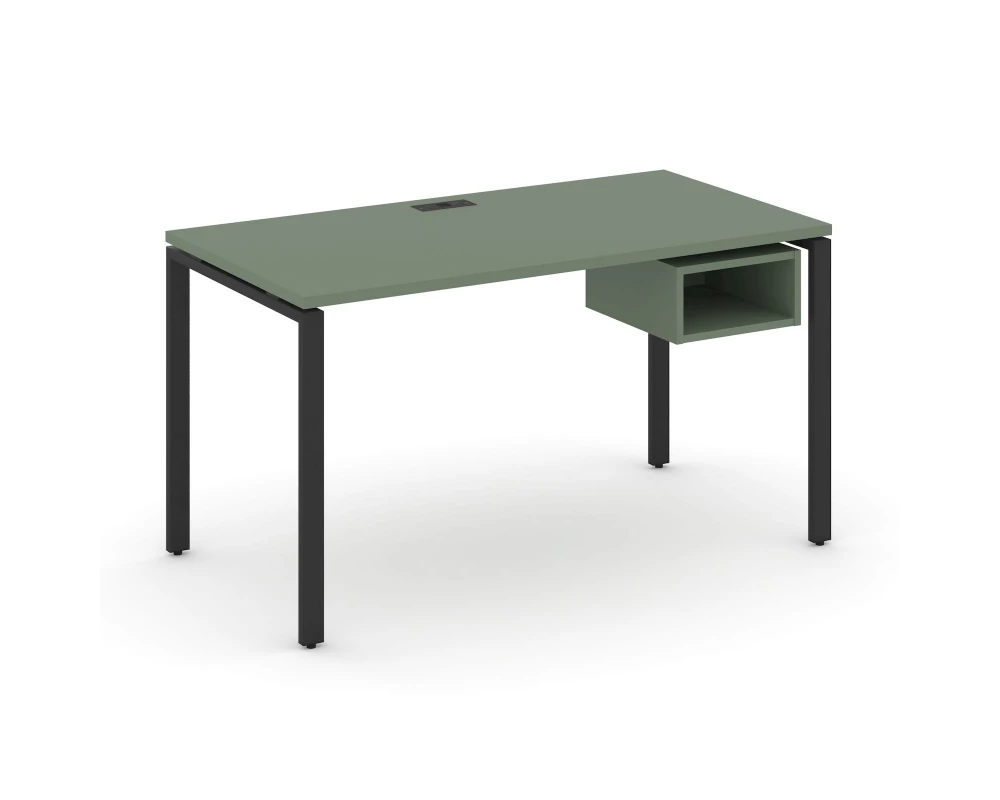 Стол рабочий с подвесной тумбой с 1 открытой нишей CN.SP-104 1580x720x750 Concept