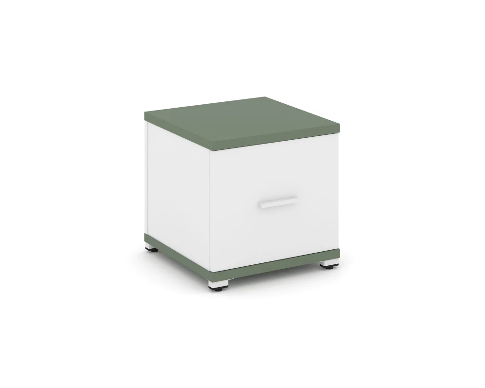 Тумба приставная 1 распаш. фасад CN.TUP-004 W 420x420x416 Concept