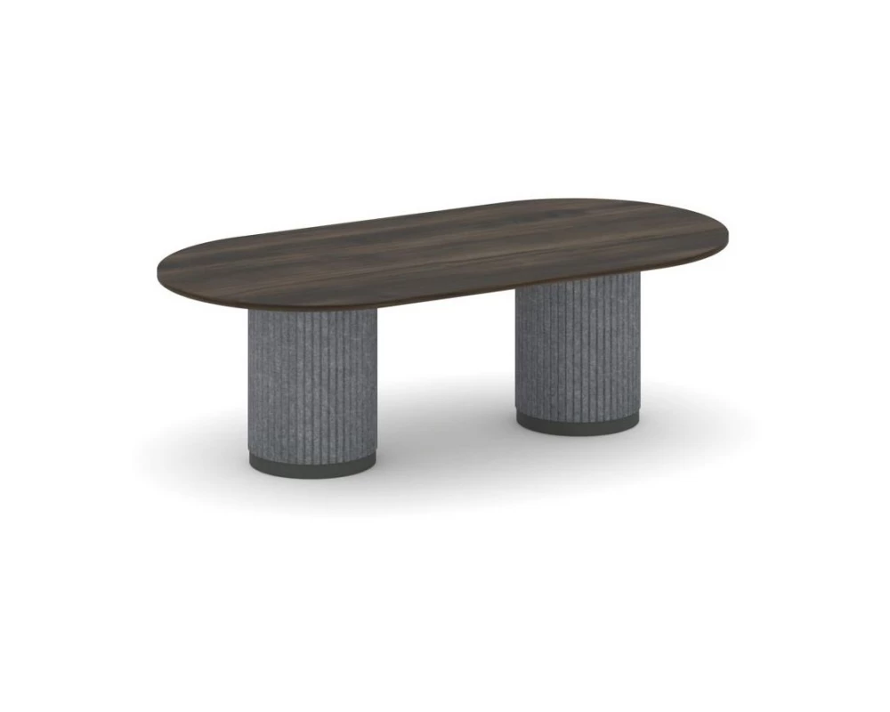 Стол переговорный овальный PR.C.SPRG-007.D 2400х1200х750 Felto