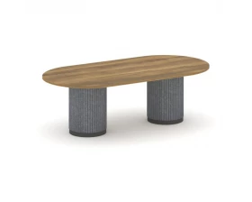 Стол переговорный овальный PR.C.SPRG-007.D 2400х1200х750 Felto images