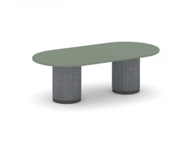 Стол переговорный овальный PR.C.SPRG-007.D 2400х1200х750 Felto images