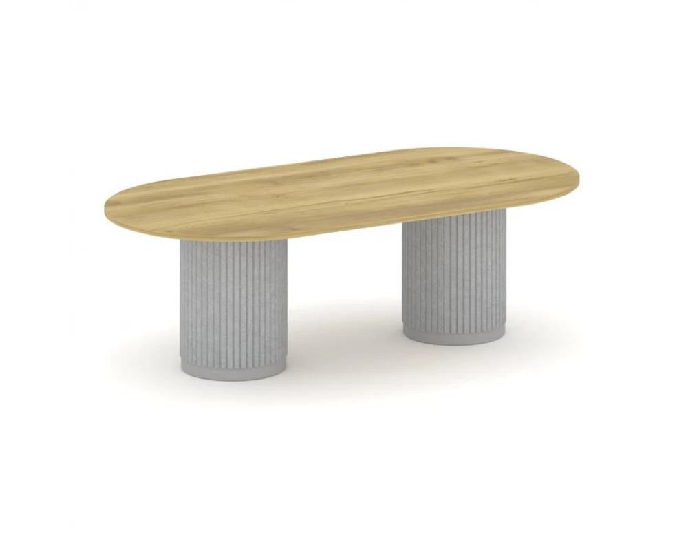 Стол переговорный овальный PR.C.SPRG-007.D 2400х1200х750 Felto