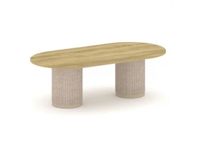 Стол переговорный овальный PR.C.SPRG-007.D 2400х1200х750 Felto images