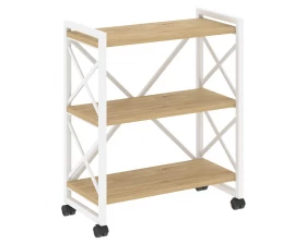 Стеллаж на колесных опорах - 3 полки 800х400х968 Loft images