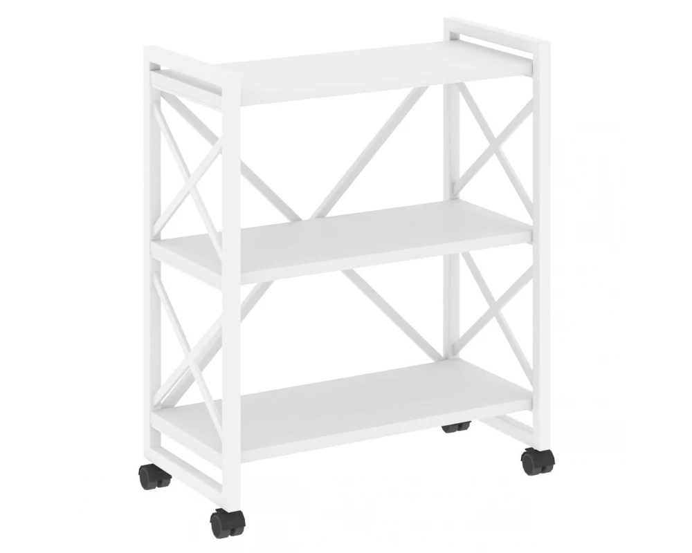 Стеллаж на колесных опорах - 3 полки 800х400х968 Loft