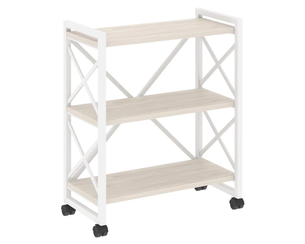 Стеллаж на колесных опорах - 3 полки 800х400х968 Loft
