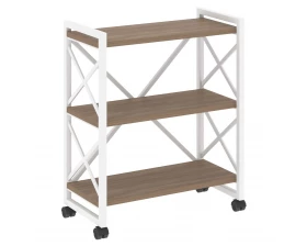 Стеллаж на колесных опорах - 3 полки 800х400х968 Loft images