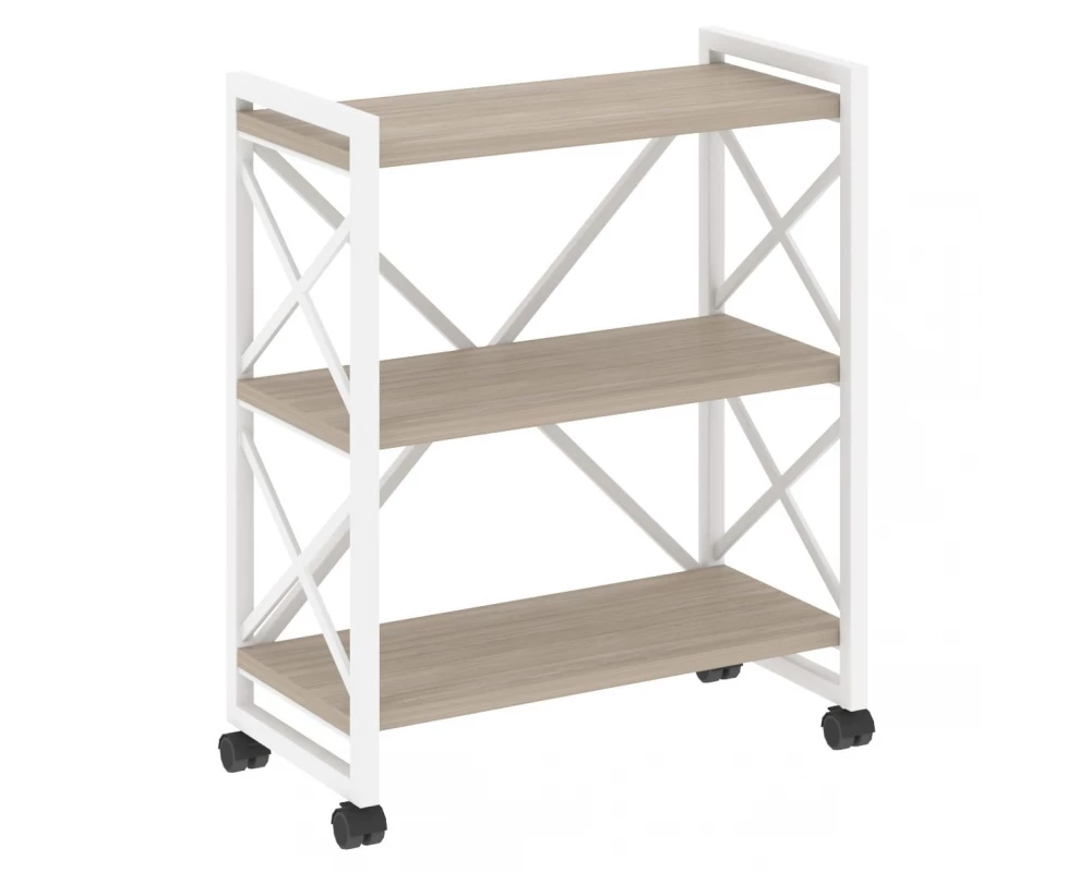 Стеллаж на колесных опорах - 3 полки 800х400х968 Loft