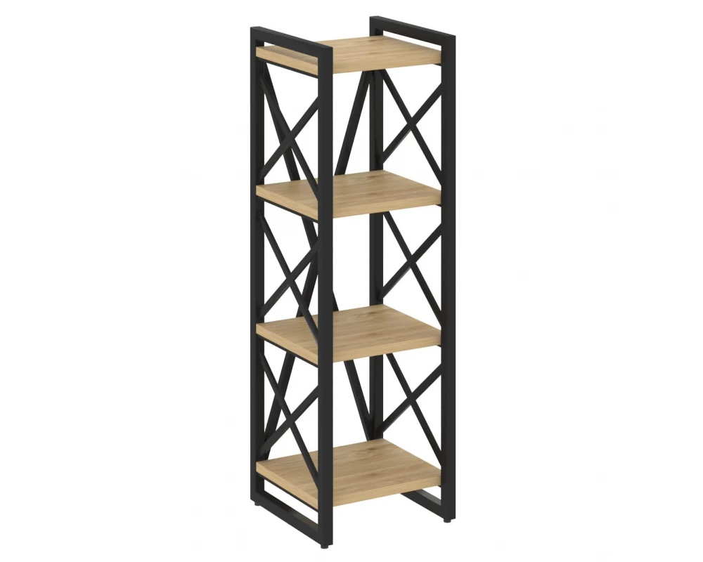 Стеллаж на регулируемых опорах - 4 полки 400х400х1280 Loft