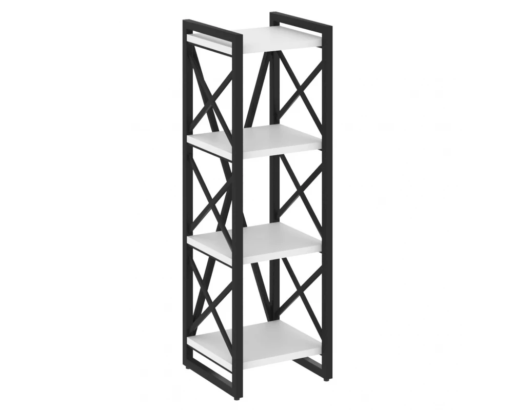 Стеллаж на регулируемых опорах - 4 полки 400х400х1280 Loft