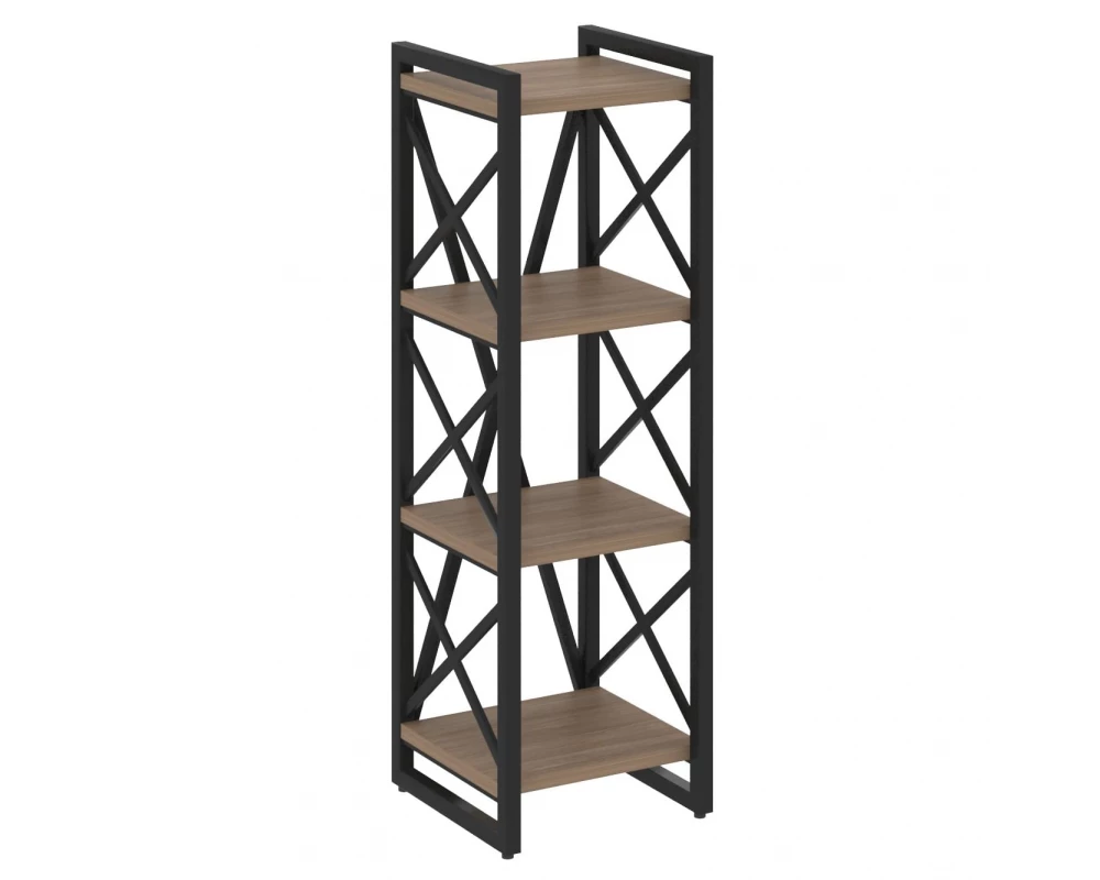 Стеллаж на регулируемых опорах - 4 полки 400х400х1280 Loft