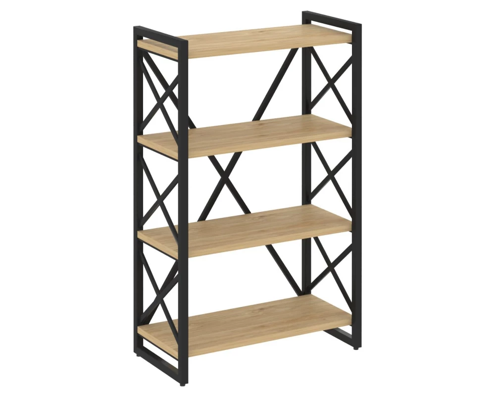 Стеллаж на регулируемых опорах - 4 полки 800х400х1280 Loft