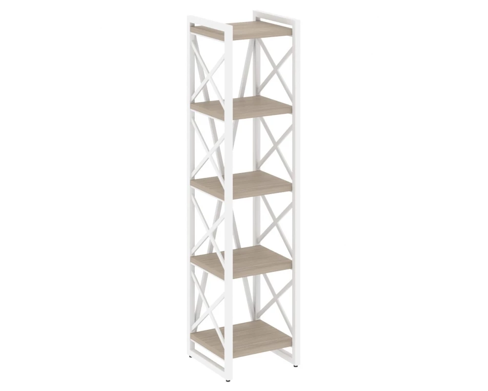 Стеллаж на регулируемых опорах - 5полок 400х400х1650 Loft