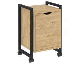 Тумба на колесных опорах с распашным фасадом 500х460х767 Loft images