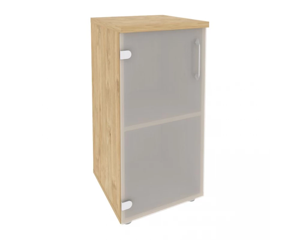 Шкаф низкий узкий левый (1 низкий фасад ЛДСП) 400x420x823 Onix