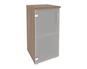 Шкаф низкий узкий левый (1 низкий фасад стекло) 400x420x823 Onix images