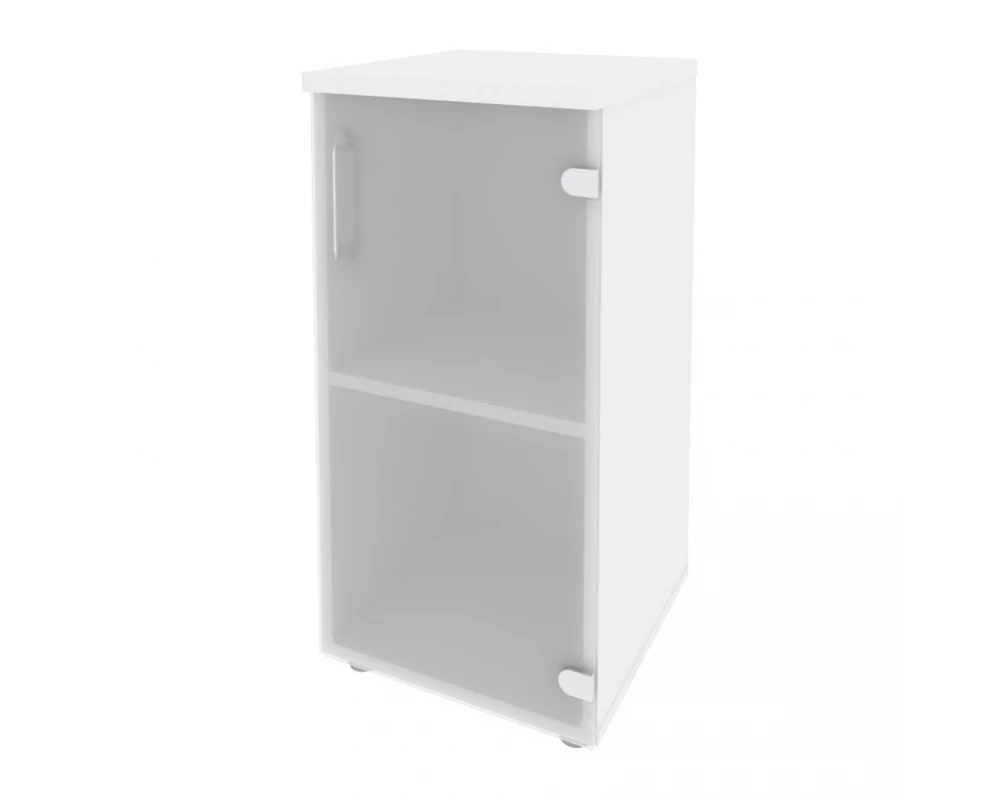 Шкаф низкий узкий правый (1 низкий фасад стекло) 400x420x823 Onix