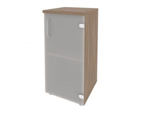 Шкаф низкий узкий правый (1 низкий фасад стекло) 400x420x823 Onix images