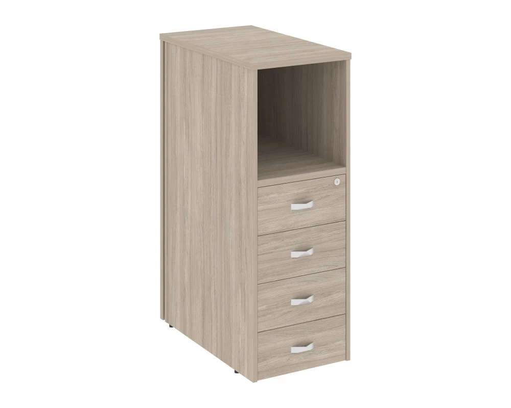 Тумба 4 ящика завершающая, левая Onix