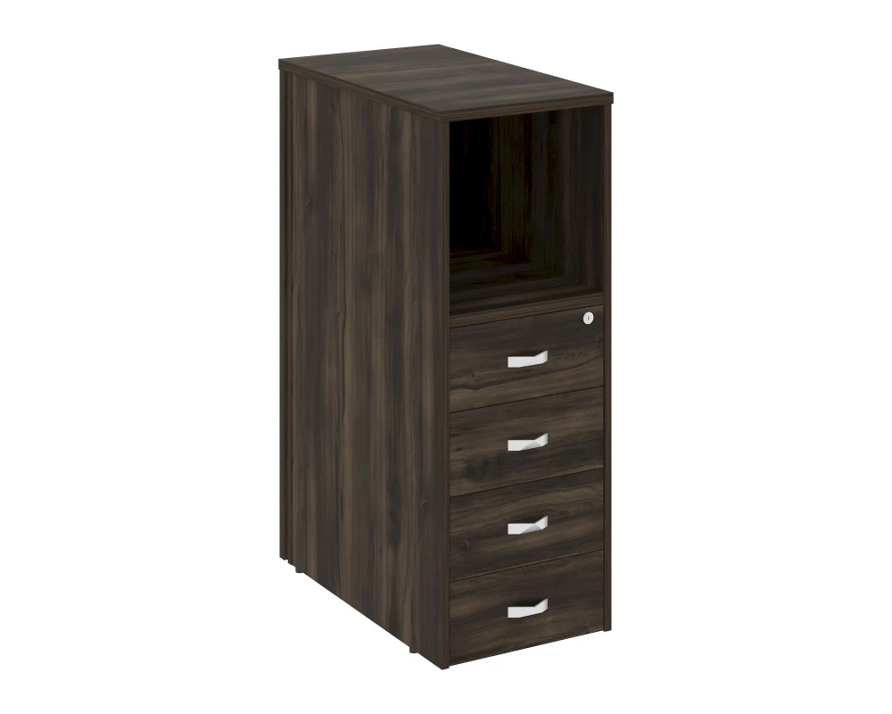 Тумба 4 ящика завершающая, левая Onix