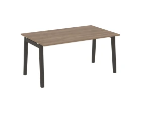 Стол переговорный (1 столешница), опоры - массив дерева 158x98x75 Оникс Вуд / Onix Wood images