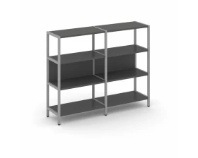 Двухсекционный стеллаж трехярусный Shelf System images