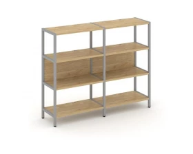 Двухсекционный стеллаж трехярусный Shelf System images