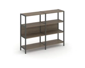 Двухсекционный стеллаж трехярусный Shelf System images
