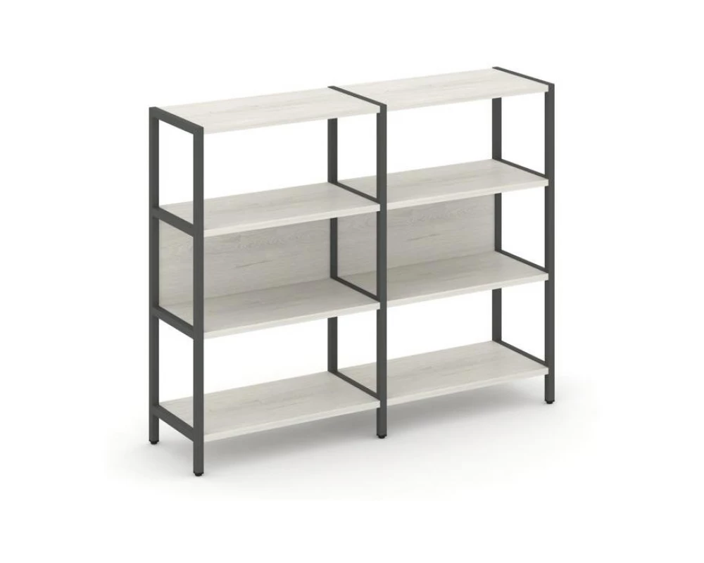 Двухсекционный стеллаж трехярусный Shelf System