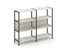 Двухсекционный стеллаж трехярусный Shelf System images