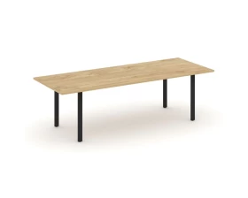 Стол переговорный на П-образном каркасе без лючка 2580x980x750 Style Project Direct images