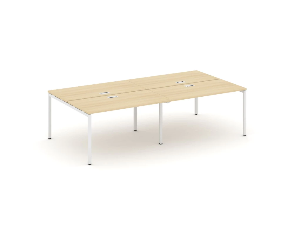 Рабочая станция 2-х сторон. на П-образном каркасе 40 мм 2760x1432x750 Style Project