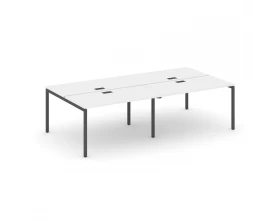 Рабочая станция 2-х сторон. на П-образном каркасе 40 мм 2760x1432x750 Style Project images