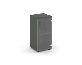 Шкаф низкий узкий правый прозр. стекло 400x400x833 Style Project images