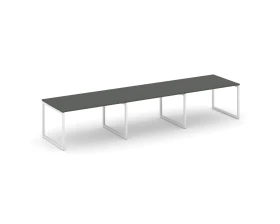 Стол переговорный на О-образном каркасе 40 мм 4410x980x750 Стайл Проджект / Style Project images