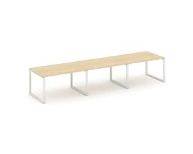 Стол переговорный на О-образном каркасе 60 мм 4410x980x750 Стайл Проджект / Style Project images