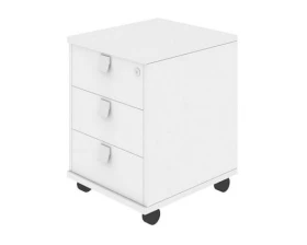 Тумба подкатная 3 ящика с замком Style System images