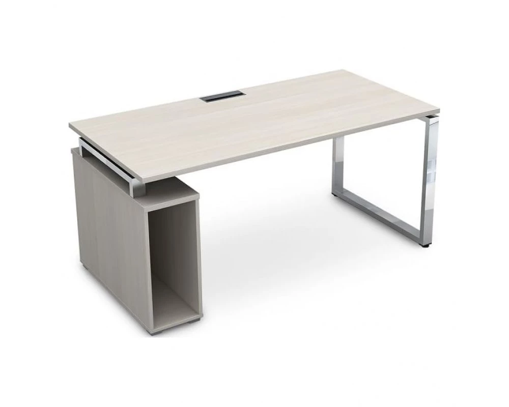 Стол с тумбой под системный блок (1600*800*750) НССБ-О.984 Gloss Line