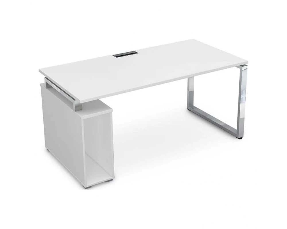 Стол с тумбой под системный блок (1600*800*750) НССБ-О.984 Gloss Line