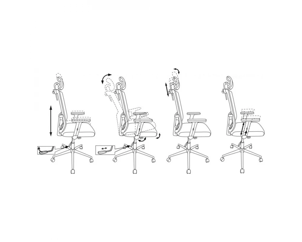 Кресло Бюрократ MC-612-H