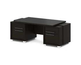 Стол с двумя тумбами 2070х1000х750 Грейс / Grace images