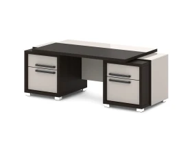 Стол с двумя тумбами 2070х1000х750 Грейс / Grace images