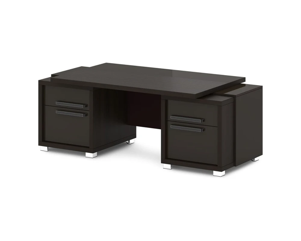 Стол с двумя тумбами 2070х1000х750 Грейс / Grace